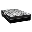 Ver imagem 1 de Cama Box Casal: Colchão Espuma Luckspuma D45 Gran Luck Pro + Base CRC Suede Black(138x188)