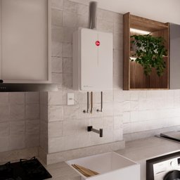 Aquecedor de Água a Gás Digital Rheem 32,5 Litros Gn Bivolt para Sistemas - 5