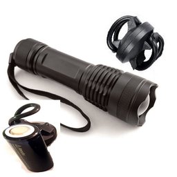 Lanterna  Super Led T9 P50 +suporte P/Bike - 2
