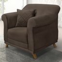 Ver imagem 2 de Kit 2 Poltronas Decorativas Retro Polo Veludo 2231 Ezz