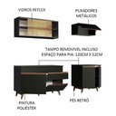 Ver imagem 5 de Armário de Cozinha Compacta 190cm Preto Reims Madesa 01
