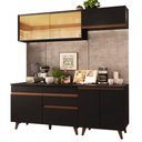 Ver imagem 3 de Armário de Cozinha Compacta 190cm Preto Reims Madesa 01
