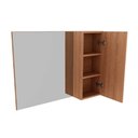 Ver imagem 3 de Conjunto de Banheiro Balcão C/ Rodizios Bn3603 S/ Cuba 80cm e Armário C/ Espelho Bn3602 Branco -