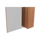 Ver imagem 2 de Conjunto de Banheiro Balcão C/ Rodizios Bn3603 S/ Cuba 80cm e Armário C/ Espelho Bn3602 Branco -