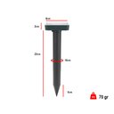Ver imagem 4 de Repelente Solar Ultrassonico Kit 20 Uni Pestes Cobras Ratos Roedores Jardim Externo