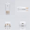 Ver imagem 2 de 20 Plug Plugue Macho 3 Pinos 20a 180 Graus Prensa Cabos Branco Margirius