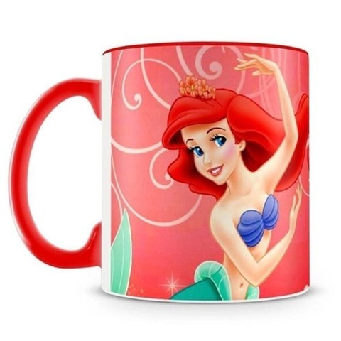Caneca Reta Princesa Ariel