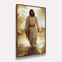 Ver imagem 3 de Quadro Jesus sobre As Águas a Divina Travessia - 123x83cm