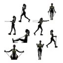 Ver imagem 7 de Kit Elástico Extensor 11 Itens Musculação Funcional Em Casa