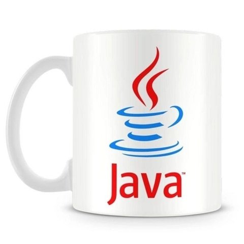 Caneca Reta Personalizada Programador Java