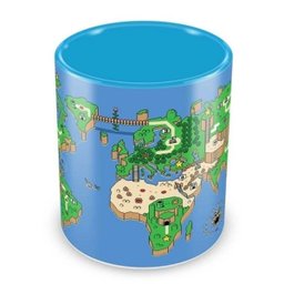 Caneca Reta Mapa Mundi Mario Bros - 2
