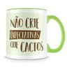 Caneca Reta Frase "Não Crie Expectativas" - 2
