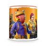 Caneca Reta Personalizada Fortnite (laranja) - 2