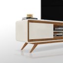 Ver imagem 2 de Rack Channel 1.5 Nature/off White - Fabri Móveis