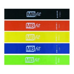 Kit 5 Faixas Elásticas Thera Band Com 5 Níveis Fisioterapia - 3