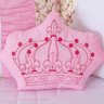 Kit Berço Menina Rosa Coroa 10 Peças Padrão Americano - 4