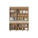 Ver imagem 3 de Kit de Cozinha Compacta Realeza com 5 Portas e 2 Gavetas 160cm Carvalho Cinza