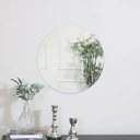 Ver imagem 2 de Espelho redondo lapidado autoadesivo dupla face 60cm