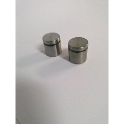 Prolongador de Inox Escovado 25x25mm - 4 Unidades - 4