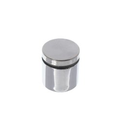 Prolongador de Inox Escovado 25x25mm - 4 Unidades - 1