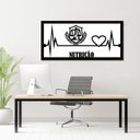 Ver imagem 2 de Quadro Nutrição 60cmx29cm - Cria Arte Laser Preto