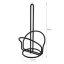 Ver imagem 4 de Suporte Porta Rolo Papel Toalha Preto Fosco - Future