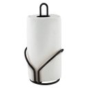 Ver imagem 1 de Suporte Porta Rolo Papel Toalha Preto Fosco - Future