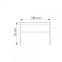 Ver imagem 3 de Conjunto Home Office com Escrivaninha e Armário 2 Portas Móveis