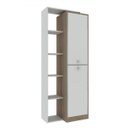 Ver imagem 4 de Conjunto Home Office com Escrivaninha e Armário 2 Portas Móveis