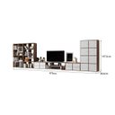 Ver imagem 4 de Estante Modular Lego Multifuncional Home Theater Ébano / Branco