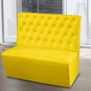 Ver imagem 2 de Sofá Canto Alemão Ana Bela 2 lugares - Amarelo