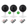 Kit 3 Câmera Segurança Imx Wifi Fullhd Intelbras Cartão 32gb - 1