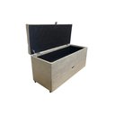 Ver imagem 6 de Recamier Puff Baú Sapateira e Gaveta 90 cm para Cama de Solteiro - Bege Claro
