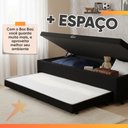 Ver mais imagens de Base Cama Bibox com Baú Solteiro e Cama Auxiliar 3 em 1 - 88x188x46 Bela