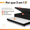 Ver imagem 6 de Base Cama Bibox com Baú Solteiro e Cama Auxiliar 3 em 1 - 88x188x46 Bela