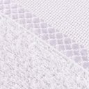 Ver imagem 2 de Toalha de Banho Artesanato Belíssima Bordar Ponto Cruz Perfeito Estilo Branco
