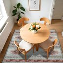 Ver imagem 2 de 1 Tapete Sala Jantar Mesa sem Pelo Js Fu Ast 150 X 200 M35