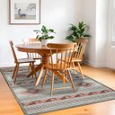 Ver imagem 1 de 1 Tapete Sala Jantar Mesa sem Pelo Js Fu Ast 150 X 200 M35