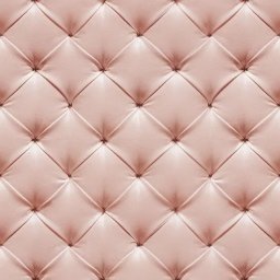 Papel de Parede Couro Capitone Rosa Lavavel Autocolante Adesivo Sala Quarto 1m x 50cm - 1