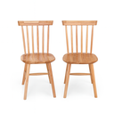 Ver imagem 1 de Kit 2 Cadeiras Madeira Maciça Milena:natural