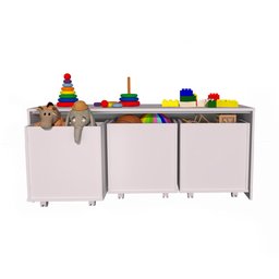 Rack de 1,20 Organizador de Brinquedos 100% Mdf - 2