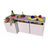 Rack de 1,20 Organizador de Brinquedos 100% Mdf - 3