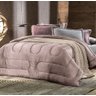 Edredom Casal Blend Sense Pop Up 100% Poliéster 210x230cm Rosa - 1