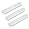 Kit 3 Luminárias Lâmpada Barra Led Sobrepor Branco de 30CM Sensor de Presença USB Para Armários Clos - 2