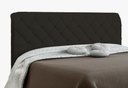 Ver imagem 1 de Cabeceira Paris para Cama Box Quenn Chocolate Suede Amassado