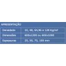 La de Rocha Isopur 64kg/m2 1200x600x50mm 4,32m2 6placas - 6