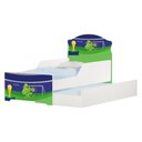 Ver imagem 3 de Bicama Infantil Copa do Mundo com Colchão MDF Branco Cambel Móveis