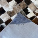 Ver imagem 3 de Tapete De Couro marrom malhado escuro 0,70x2,30 sem bordas