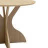 Mesa de Jantar Heredith Redonda Ø105cm 100% MDF Carvalho - 4