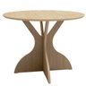 Mesa de Jantar Heredith Redonda Ø105cm 100% MDF Carvalho - 1